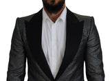 Dolce & Gabbana Elegant Jacquard Single Breasted Blazer