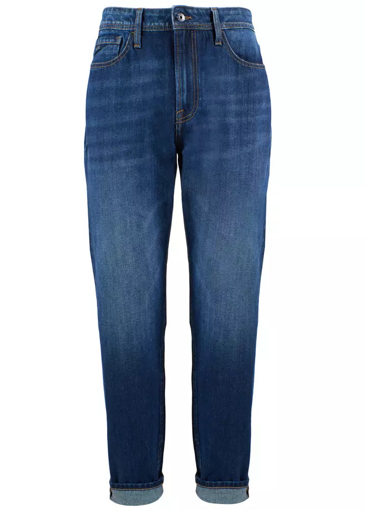 Yes Zee Blue Cotton Men Jeans