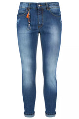 Yes Zee Blue Cotton Men Jeans