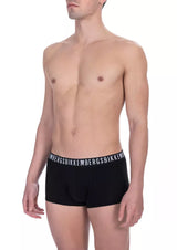 Bikkembergs Black Cotton Men Trunk