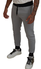 Dolce & Gabbana Elegant Grey Jogger Pants