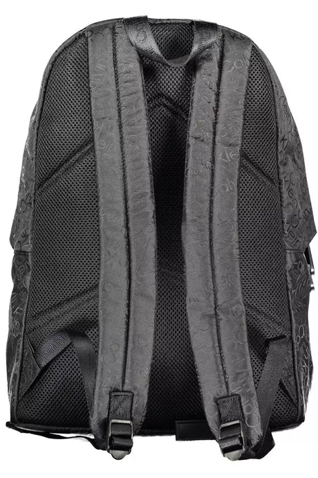 Calvin Klein Black Polyester Men Backpack