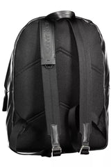 Calvin Klein Black Polyester Men Backpack