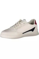 Tommy Hilfiger White Leather Men Sneaker