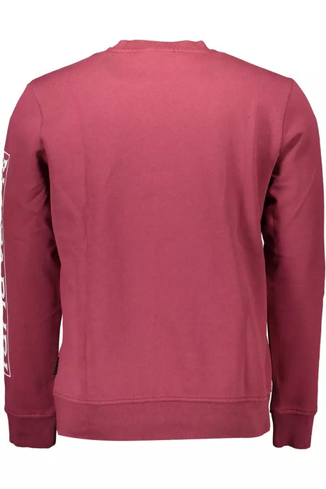 Napapijri Red Cotton Men Sweater