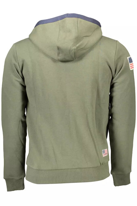 U.S. POLO ASSN. Green Cotton Men Sweater