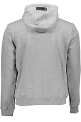 Plein Sport Gray Cotton Men Sweater