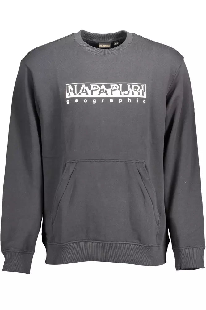 Napapijri Black Cotton Men Sweater