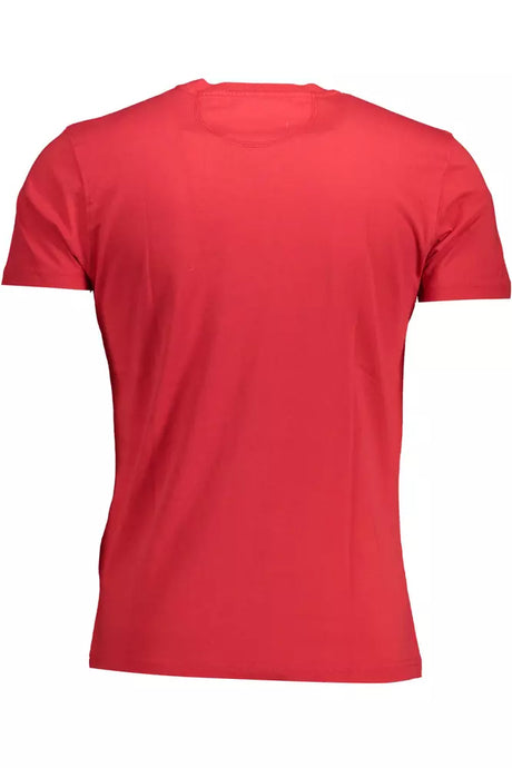 La Martina Red Cotton Men T-Shirt