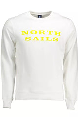 North Sails White Cotton Men Sweater