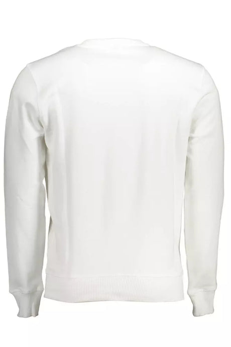 North Sails White Cotton Men Sweater