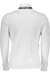 La Martina White Cotton Men Polo Shirt