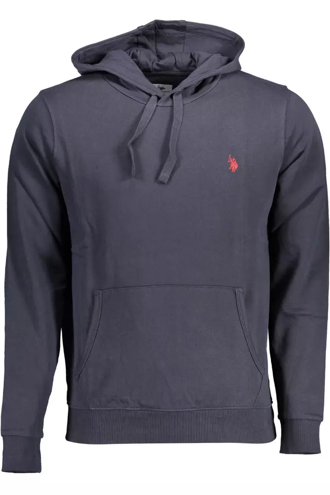 U.S. POLO ASSN. Blue Cotton Men Sweater