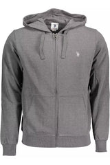 U.S. POLO ASSN. Gray Cotton Men Sweater