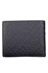 Tommy Hilfiger Blue Leather Men Wallet