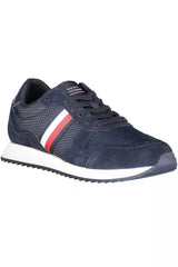 Tommy Hilfiger Blue Polyester Men Sneaker