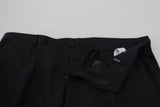 Dolce & Gabbana Elegant Slim Fit Black Dress Trousers