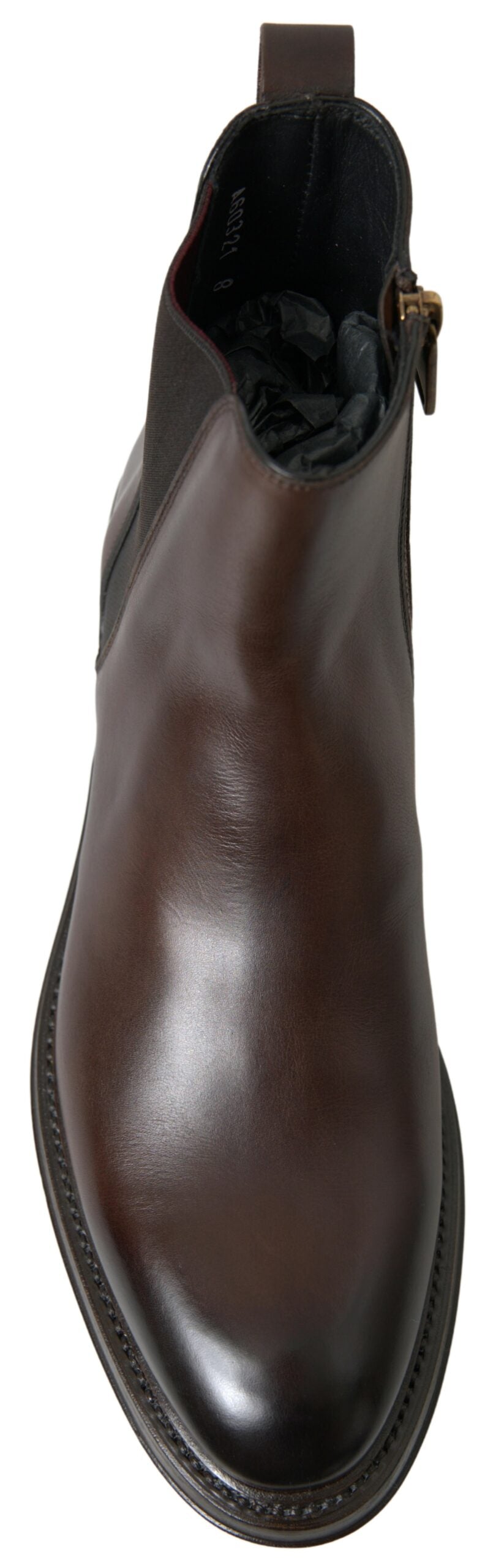 Dolce & Gabbana Elegant Leather Chelsea Boots