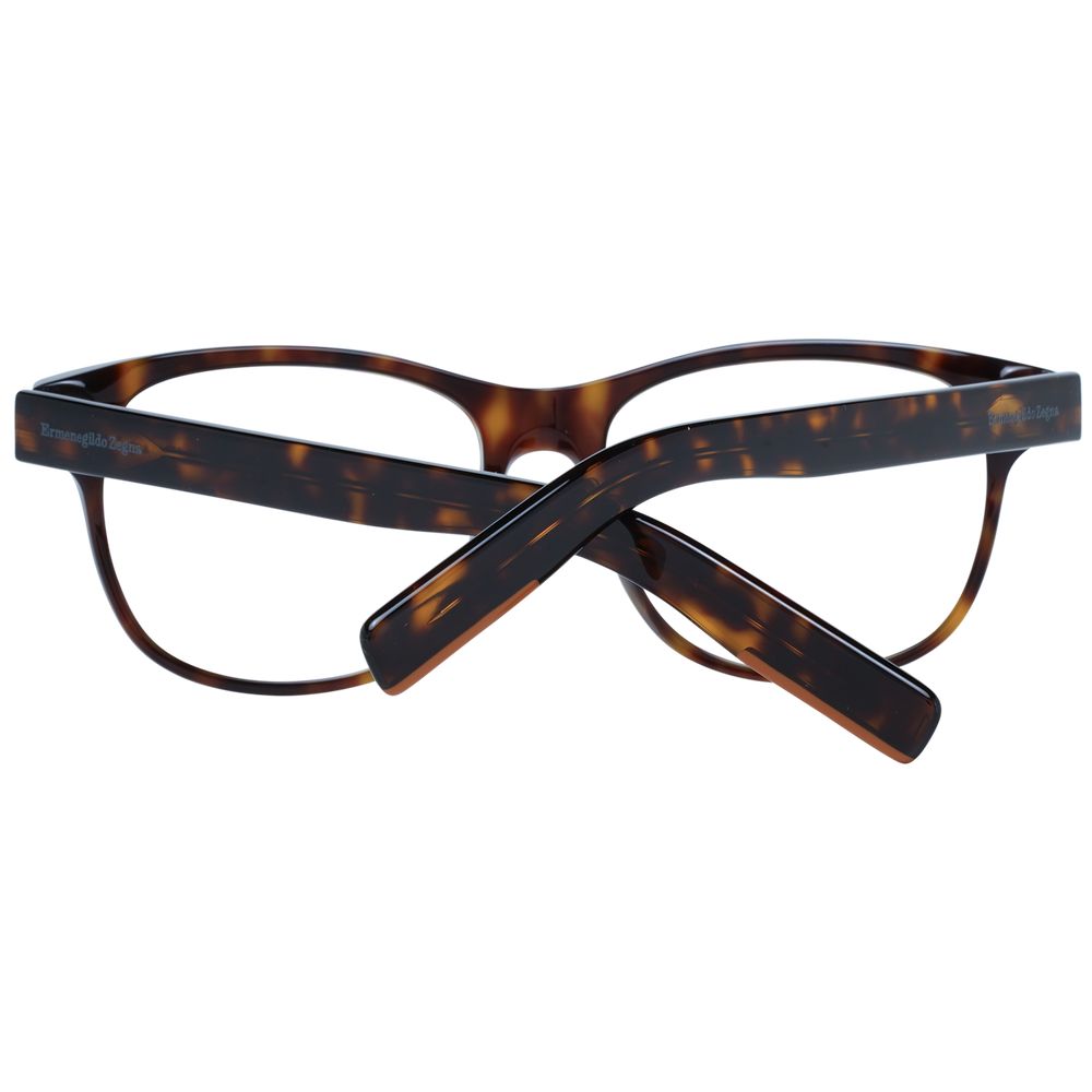 Ermenegildo Zegna Brown Men Optical Frames