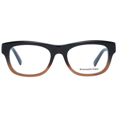 Ermenegildo Zegna Brown Men Optical Frames