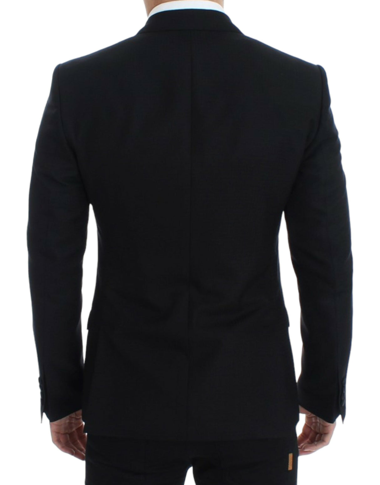 Dolce & Gabbana Elegant Black Silk Blend Sicilia Blazer