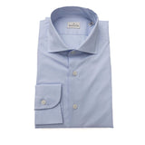 Bagutta Light Blue Cotton Mens Shirt