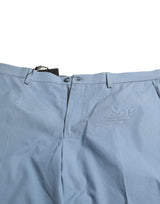 Dolce & Gabbana Sky Blue Cotton Bermuda Shorts