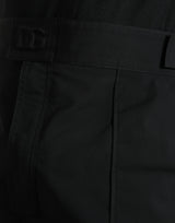 Dolce & Gabbana Elegant Casual Black Straight Pants