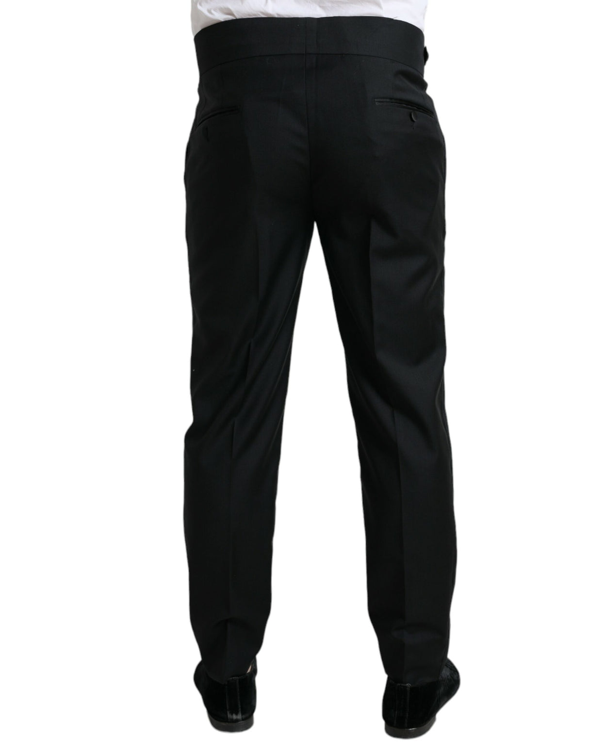 Dolce & Gabbana Elegant Slim Fit Wool Dress Pants