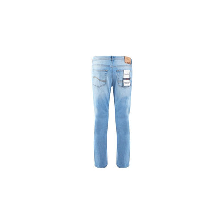 Yes Zee Sleek Comfort Denim Five-Pocket Light Wash Jeans