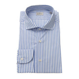 Bagutta Light Blue Cotton Men Shirt