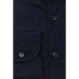 Bagutta Blue Cotton Men's Shirt