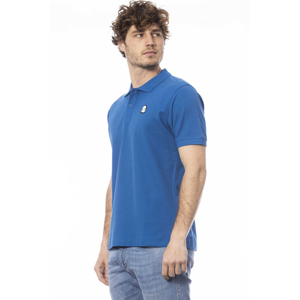 Invicta Blue Cotton Men Polo Shirt