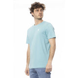 Invicta Light Blue Cotton Men T-Shirt