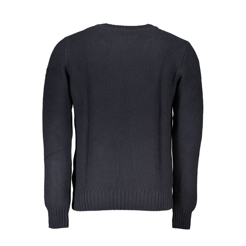 North Sails Blue Cotton Men Sweater