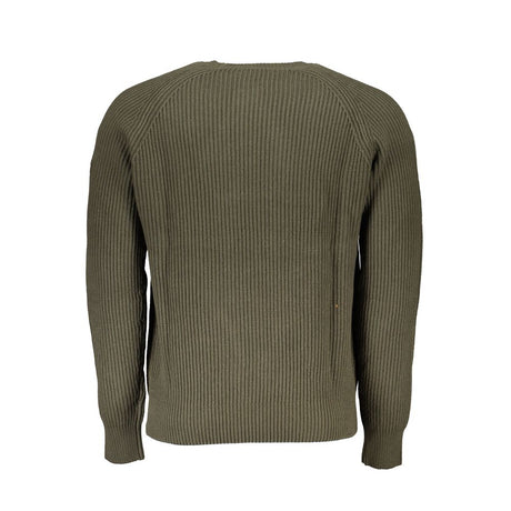 North Sails Green Cotton Men Sweater