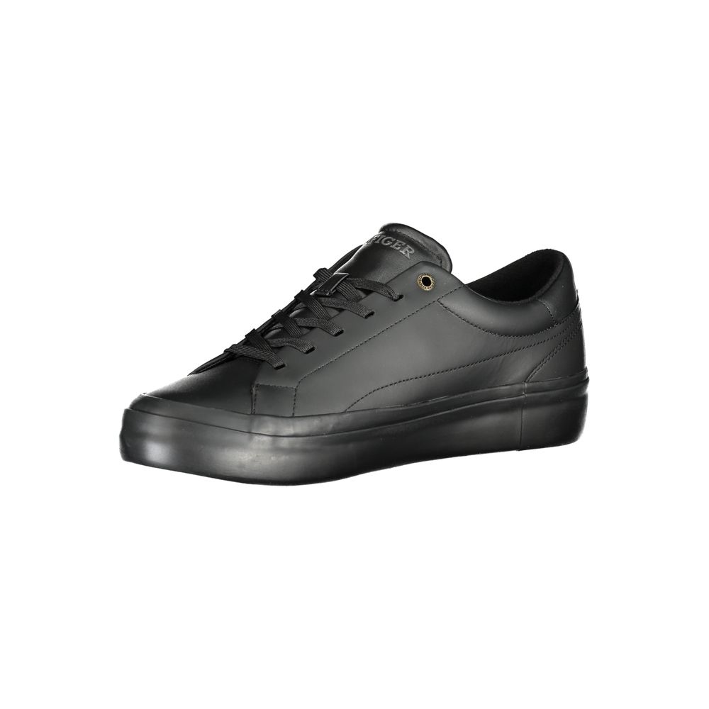 Tommy Hilfiger Black Polyethylene Men Sneaker