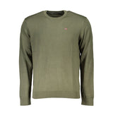 Napapijri Green Cotton Men Sweater