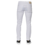 Trussardi Jeans White Cotton Men's Jeans