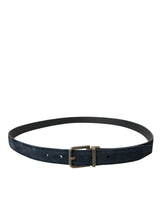 Dolce & Gabbana Elegant Suede Calf Leather Belt