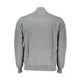 Harmont & Blaine Sophisticated Half-Zip Embroidered Sweater