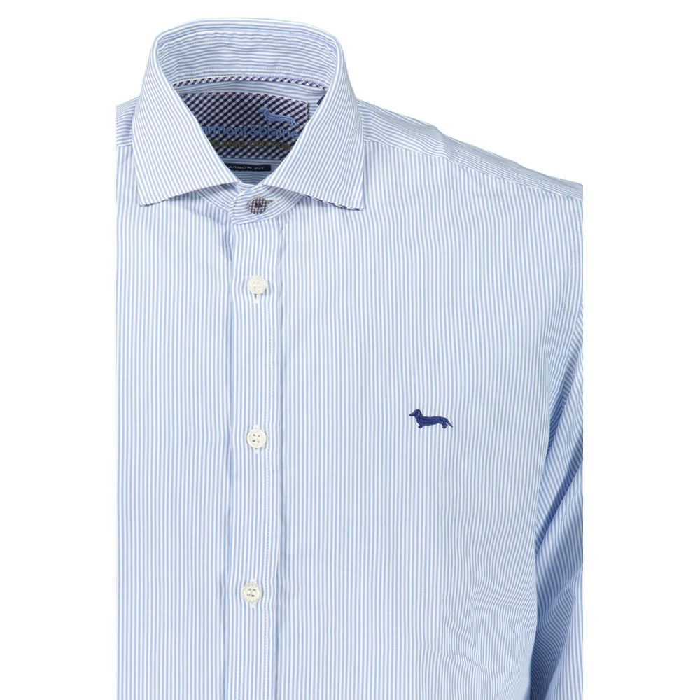 Harmont & Blaine Chic Light Blue Organic Cotton Shirt