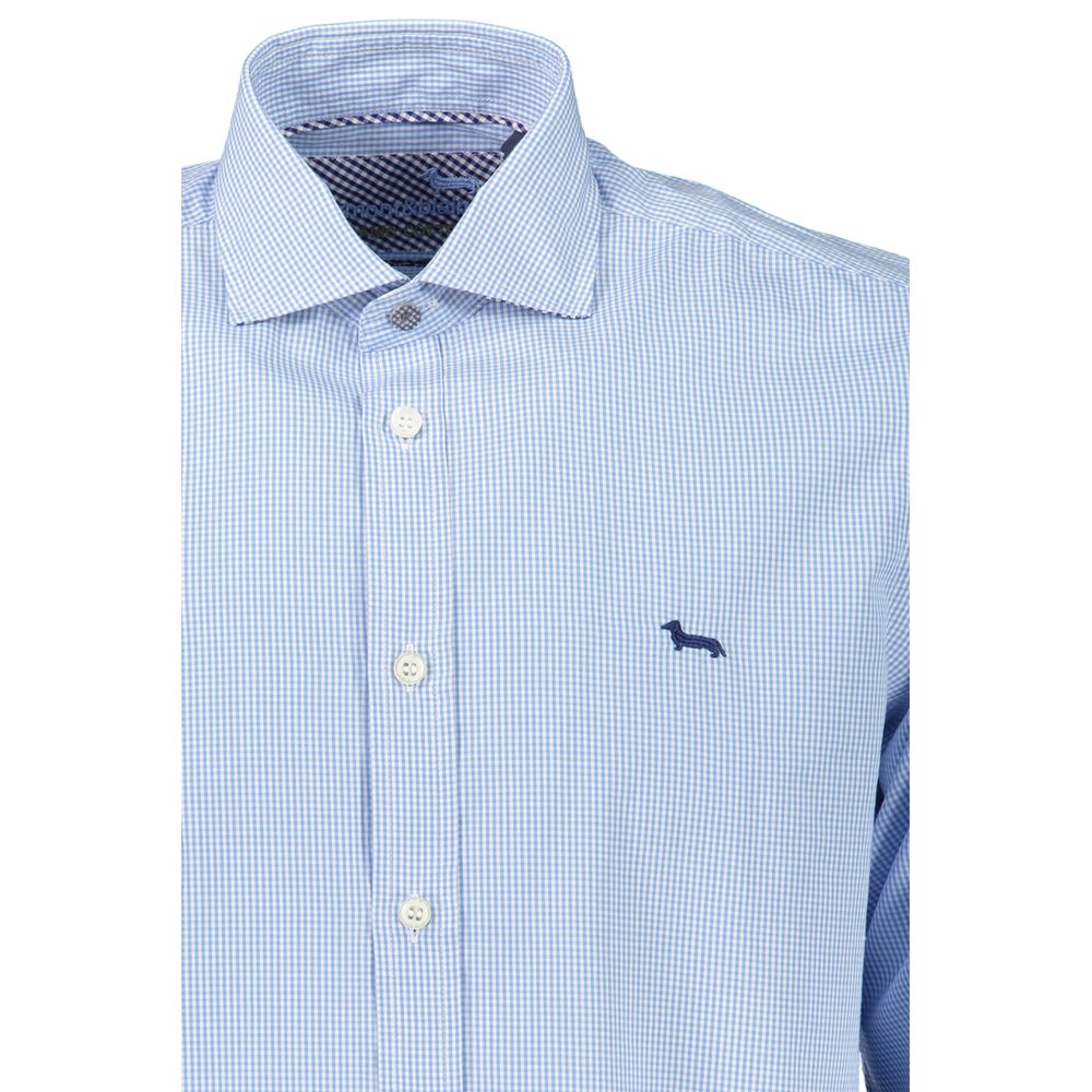 Harmont & Blaine Elegant Light Blue Narrow Fit Shirt