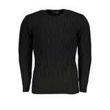 U.S. Grand Polo Black Fabric Sweater