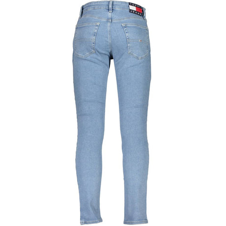 Tommy Hilfiger Light Blue Cotton Jeans & Pant