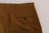 Dolce & Gabbana Elegant Brown Formal Trousers for Men