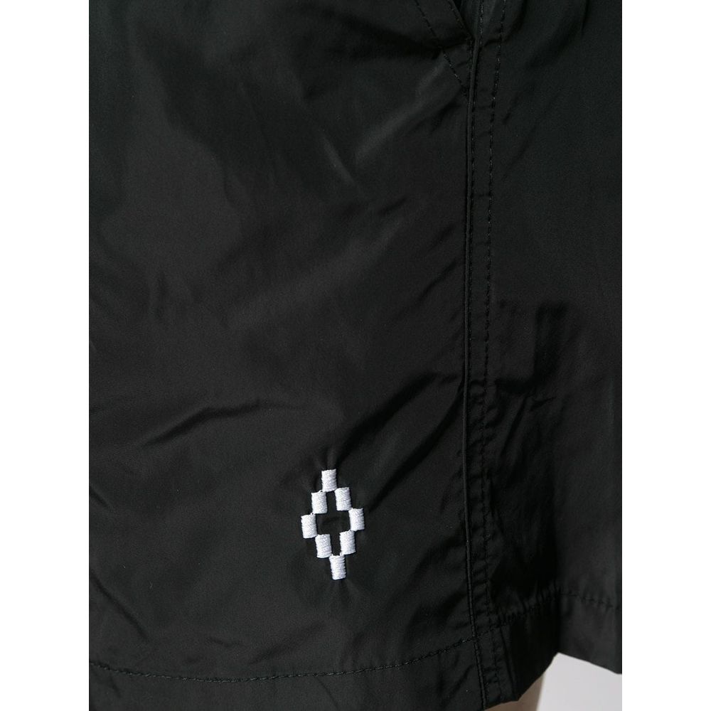 Marcelo Burlon Black Polyamide Men's Swimwear Trunks