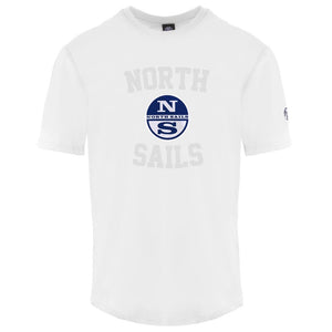 North Sails White Cotton Men's T-Shirt