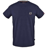 Aquascutum Blue Cotton Men T-Shirt