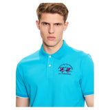 La Martina Elegant Stretch Cotton Pique Polo Shirt